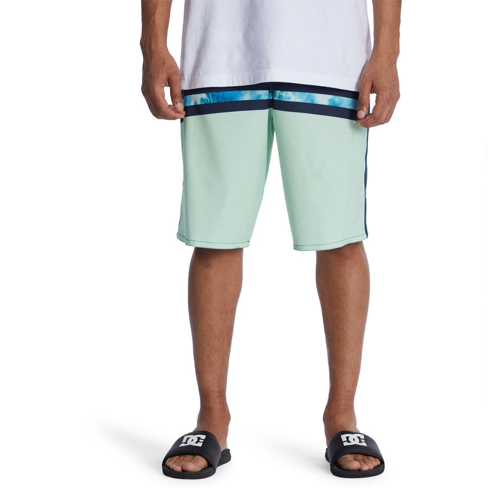 dc shoes tight lock swimming shorts vert 38 homme