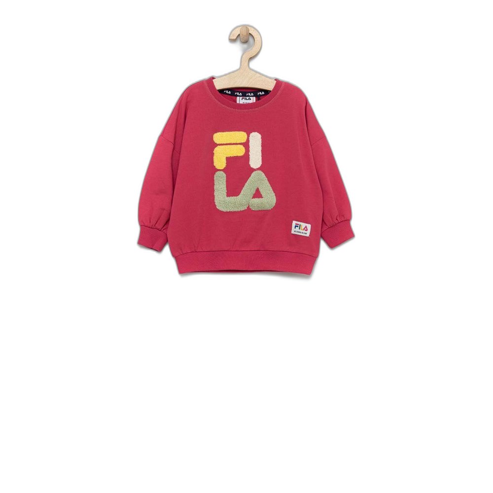 fila timmendorf oversized sweatshirt rouge 3-4 years garçon