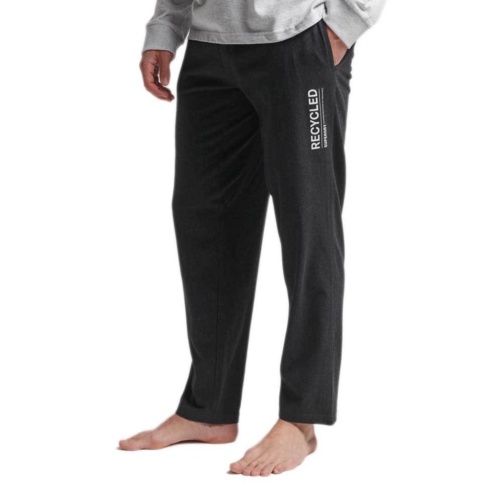 superdry recycled sleepwear pant pants pyjama noir 2xl homme
