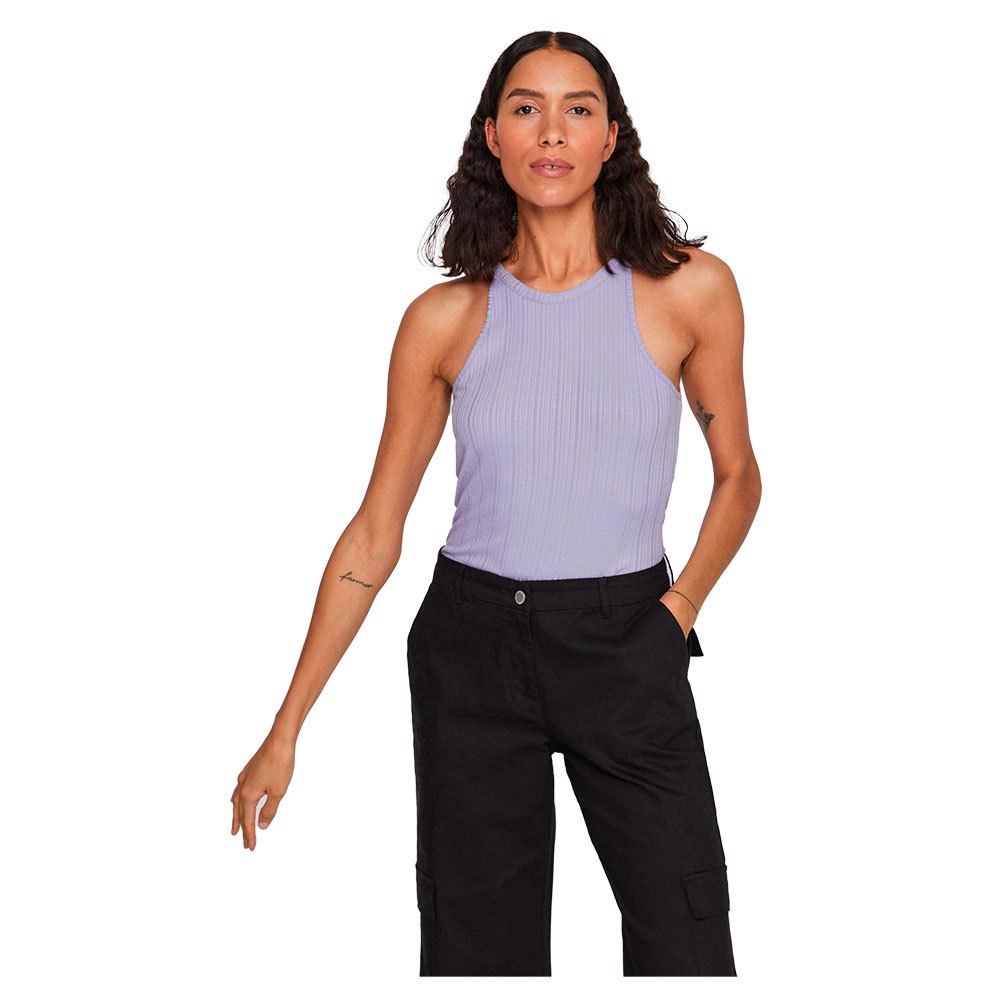 vila athalia new strap sleeveless t-shirt violet l femme