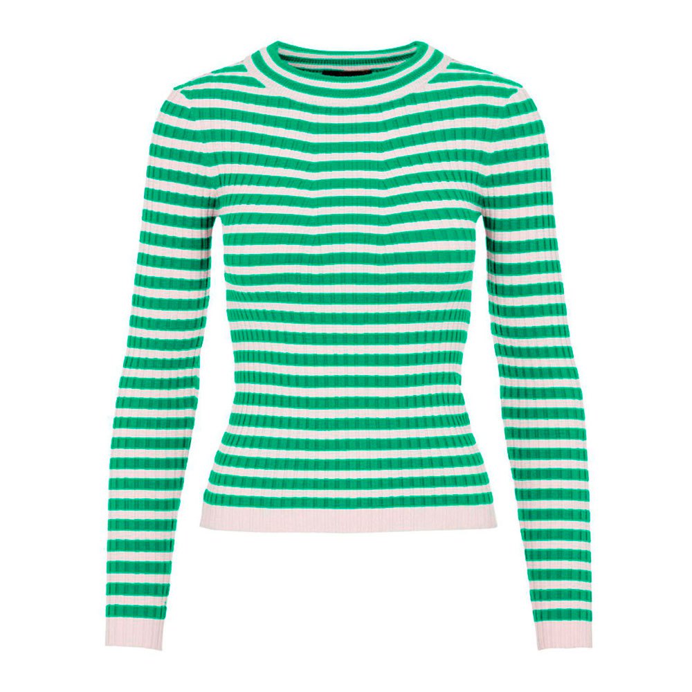 pieces crista o neck sweater vert 2xl femme