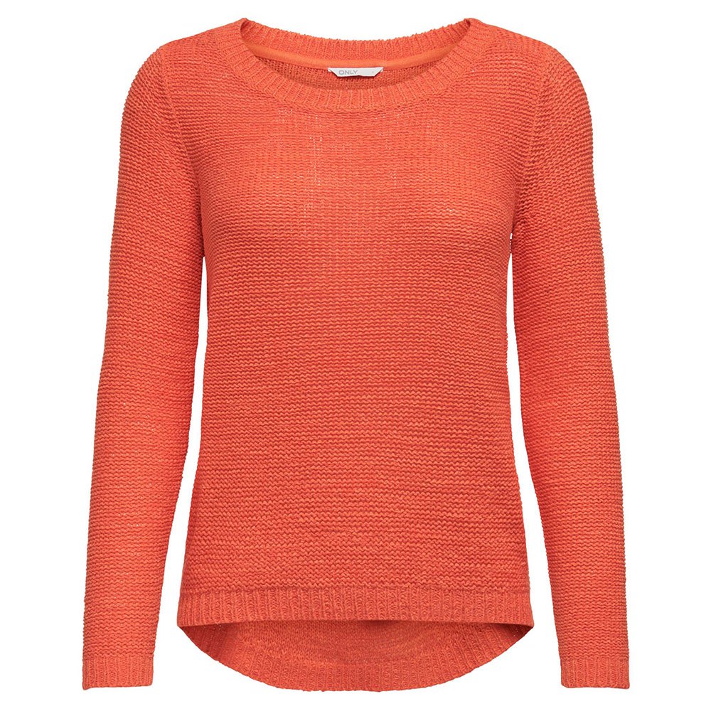 only genna xo knit sweater orange xl femme