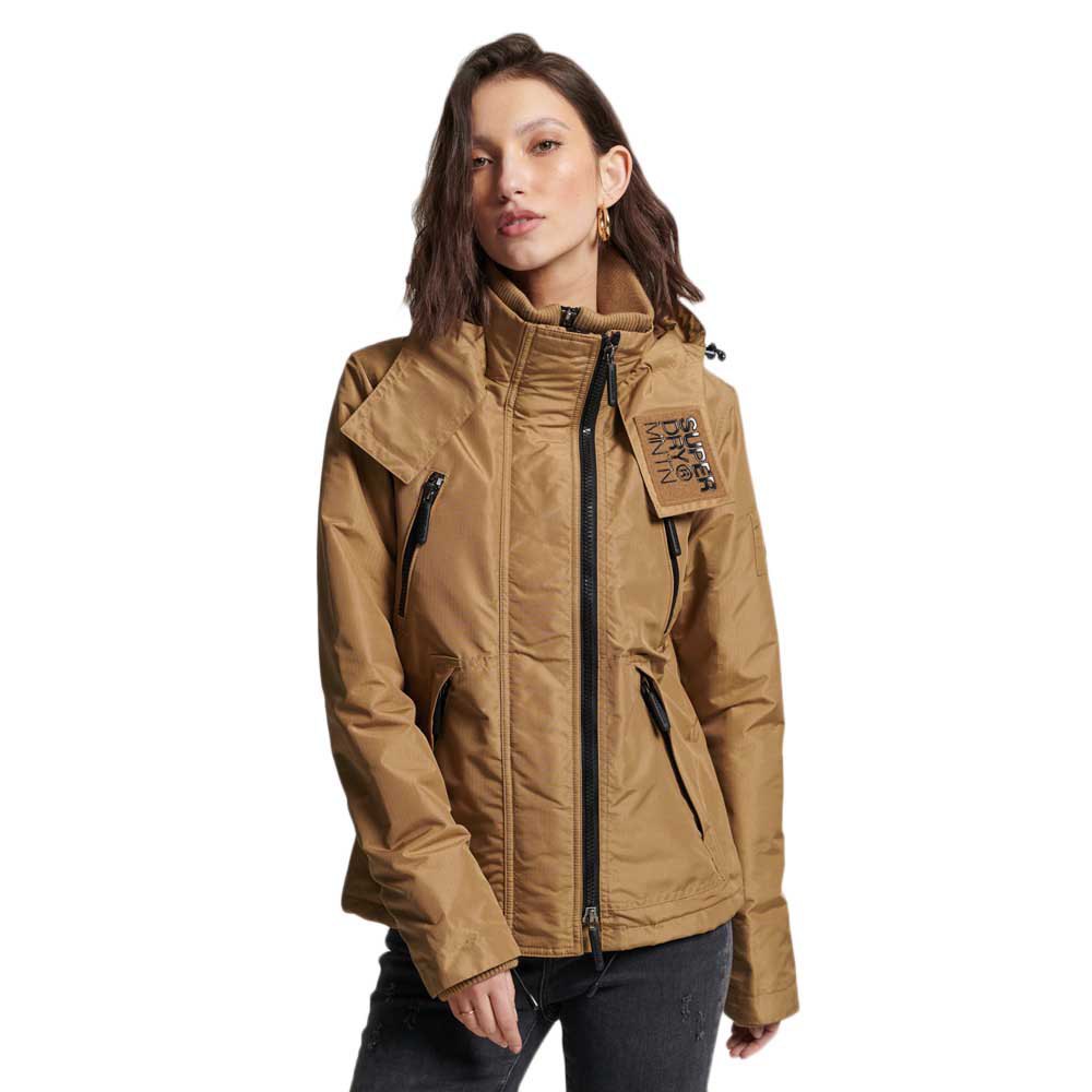 superdry mountain windcheater jacket marron xs femme