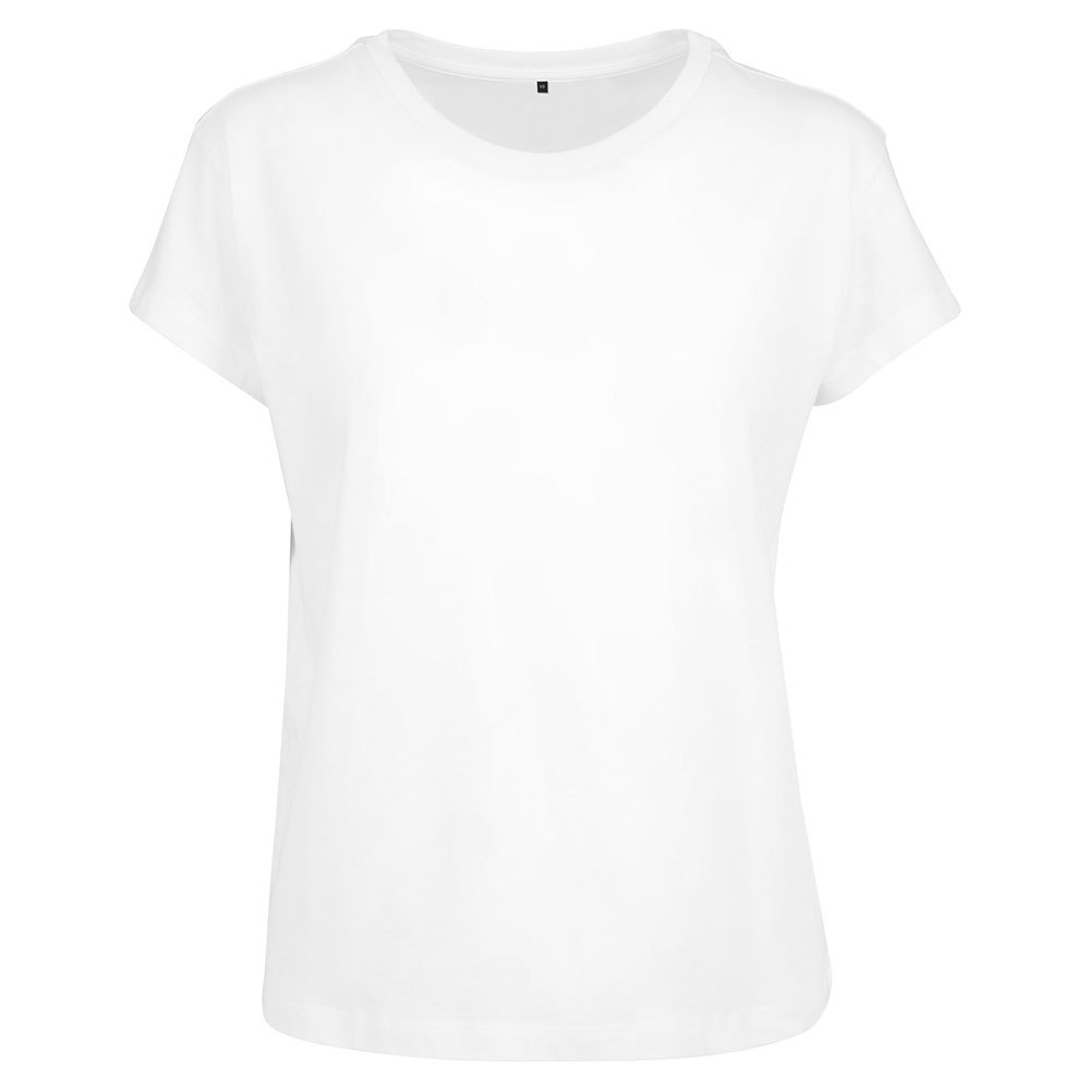 build your brand box short sleeve crew neck t-shirt blanc 5xl femme