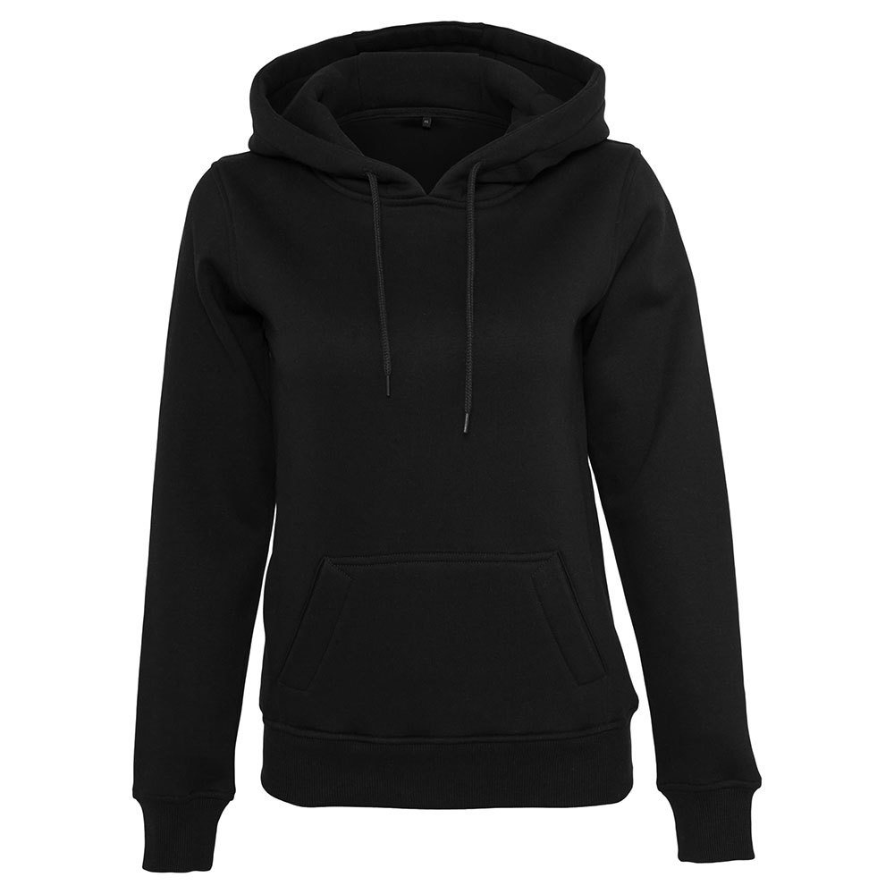 build your brand organic hoodie noir 4xl femme
