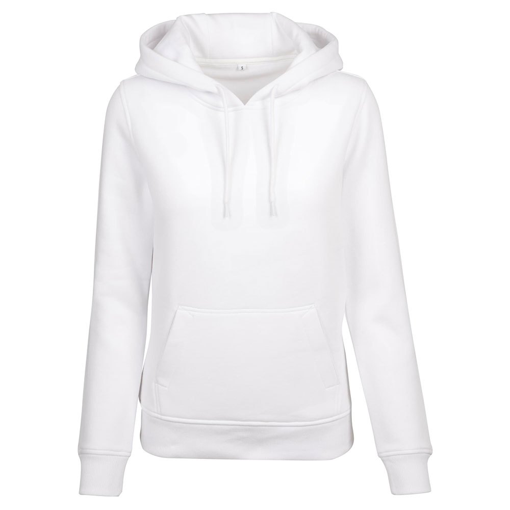 build your brand organic hoodie blanc s femme