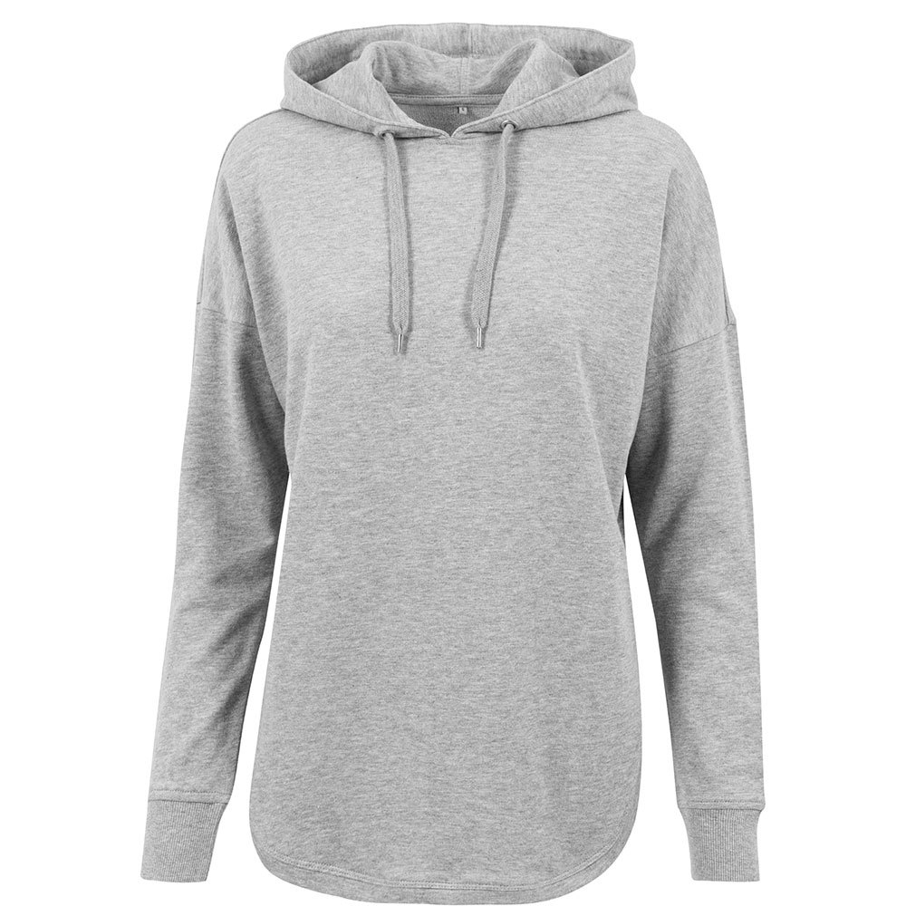 build your brand oversized hoodie gris s femme