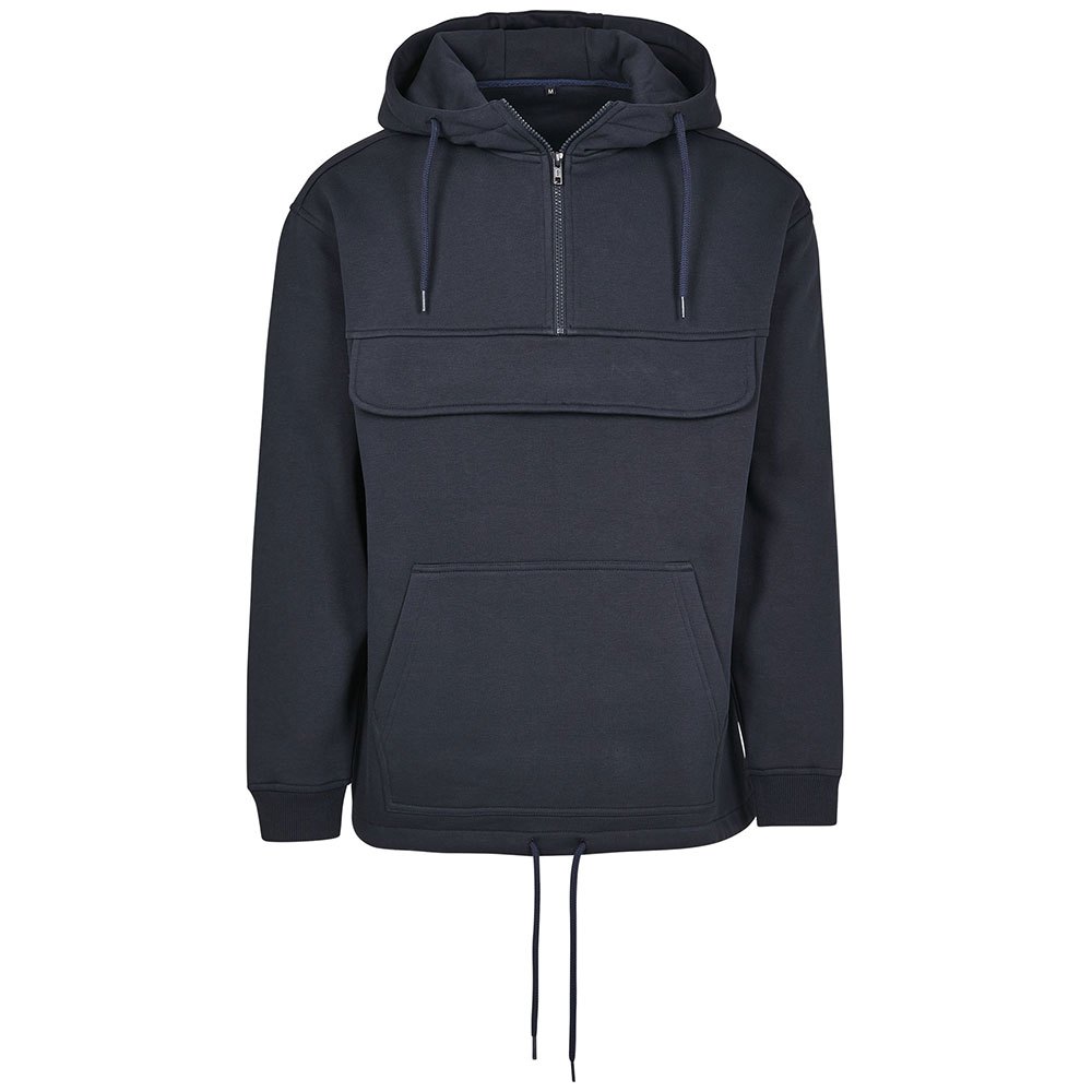 build your brand sweat pull over hoodie bleu xl homme