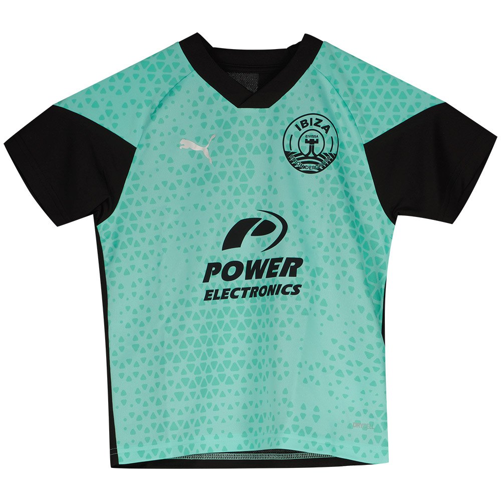 puma ud ibiza team cup short sleeve t-shirt vert 15-16 years garçon