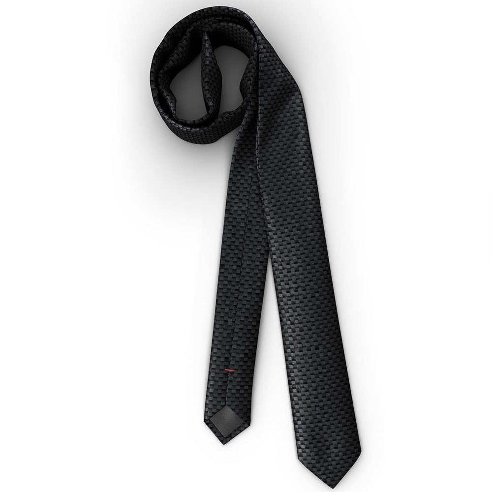 hugo 10249213 6 cm tie noir  homme