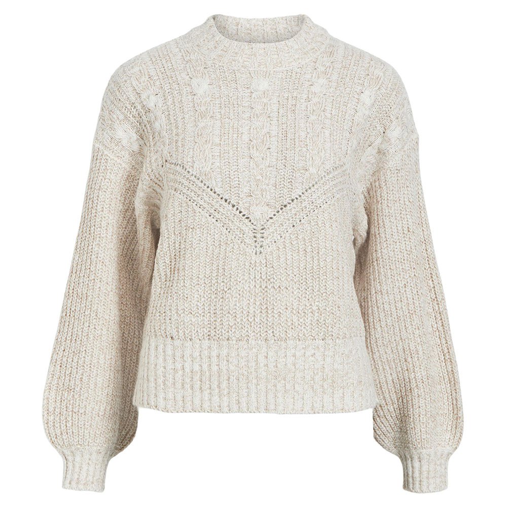 object nova stella cable sweater beige xs femme