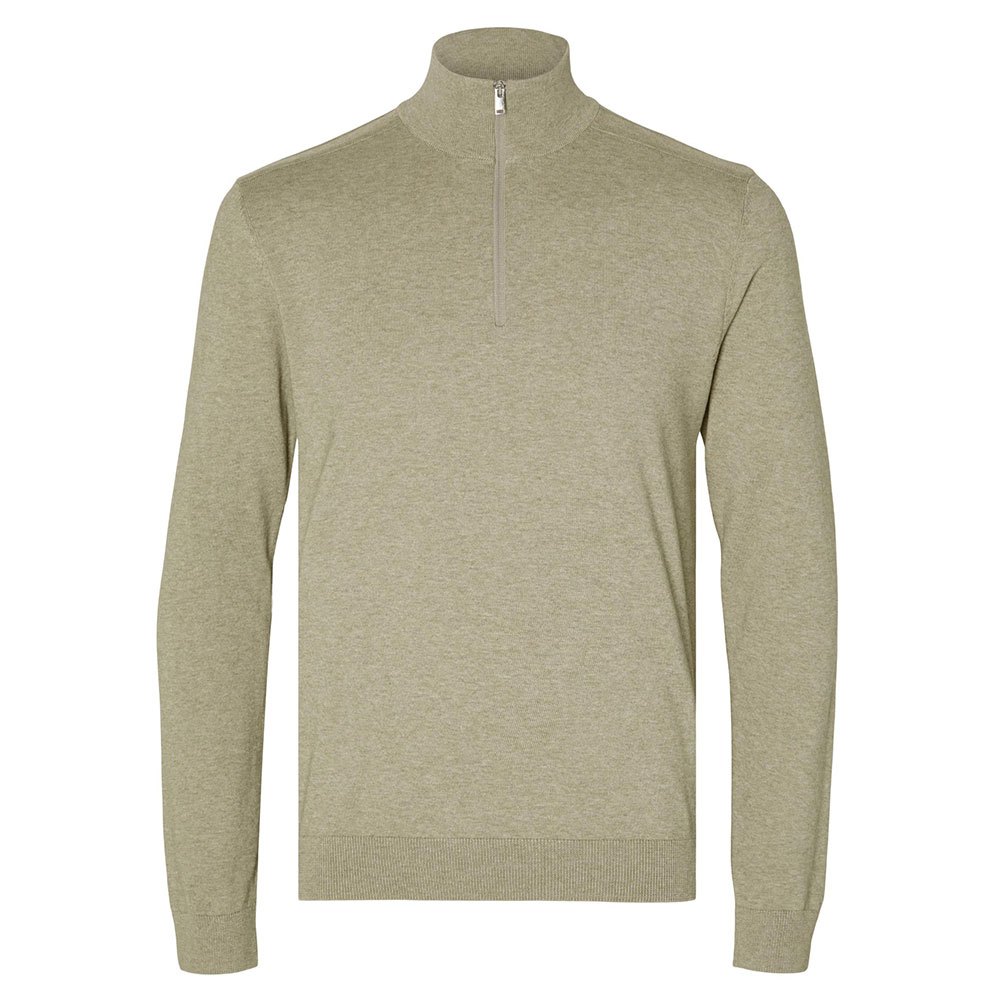 selected berg half zip sweater vert 2xl homme