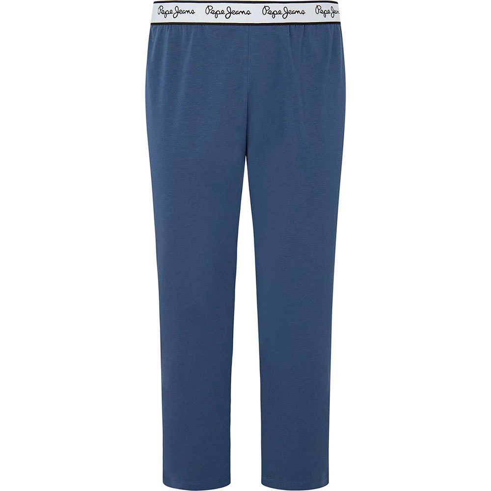 pepe jeans solid pant pants pyjama bleu s homme