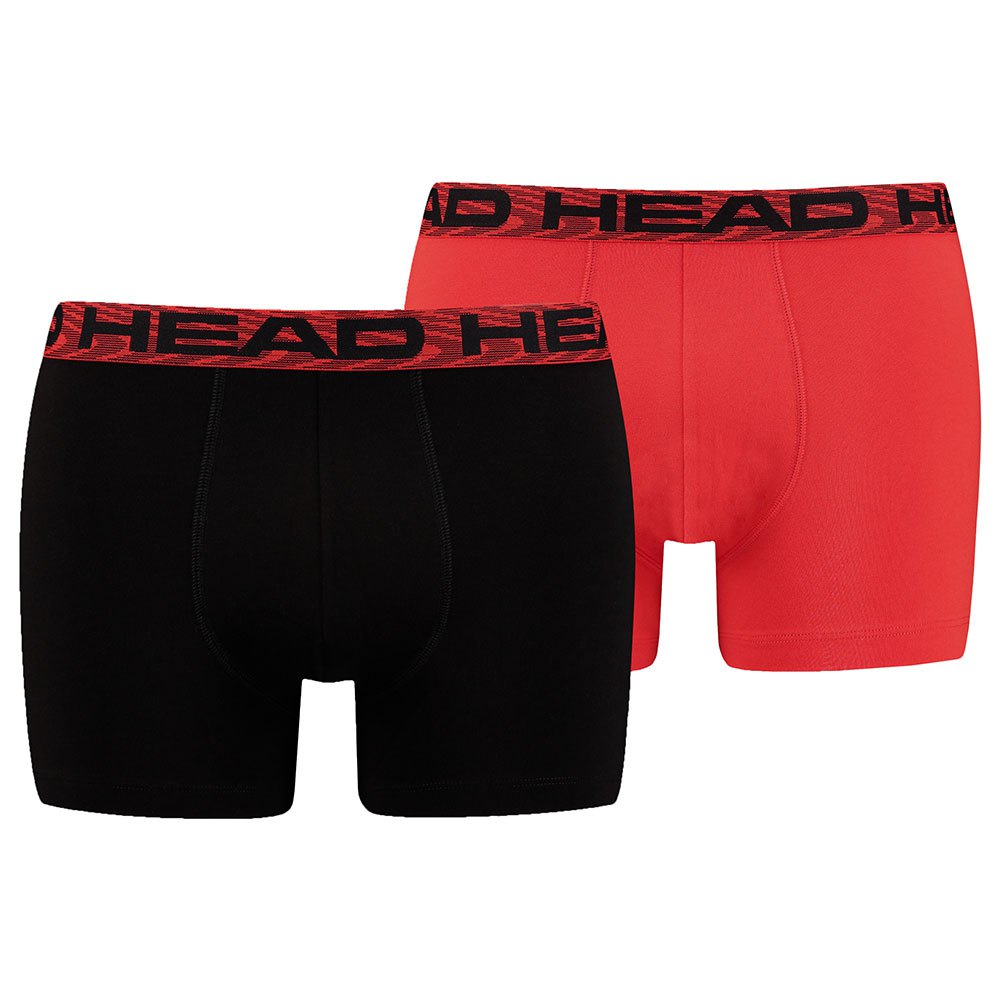 head seasonal boxer 2 units rouge,noir m homme