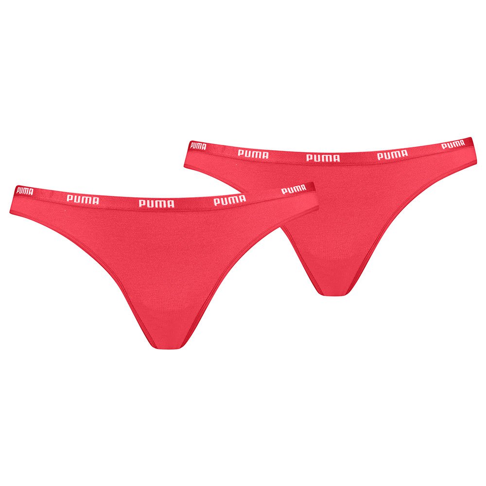 puma bikini panties 2 units rouge xl femme