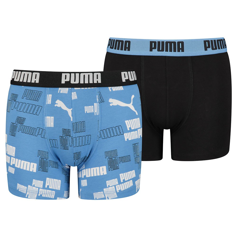 puma logo print boxer 2 units multicolore 11-12 years garçon
