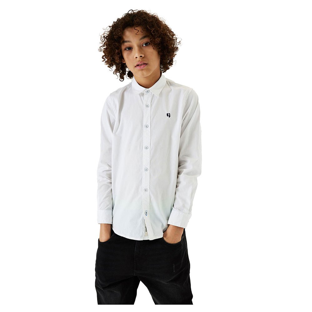 garcia w23433 teen long sleeve shirt blanc 12-13 years garçon