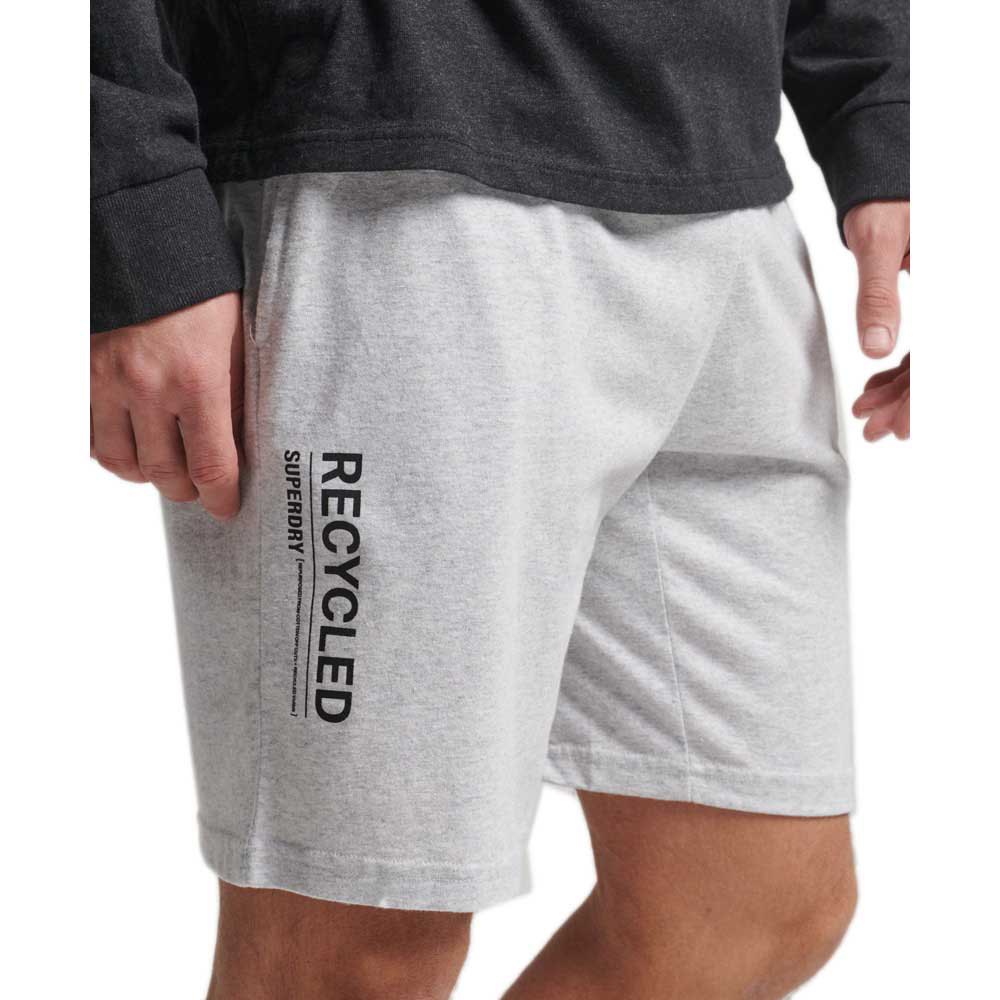 superdry recycled sleepwear shorts pyjama gris xl homme