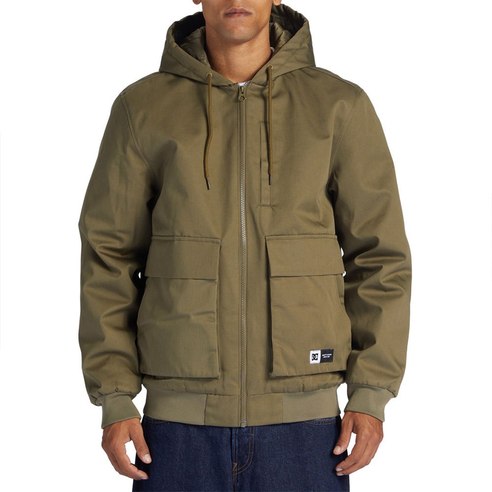dc shoes escalate padded jacket vert m homme