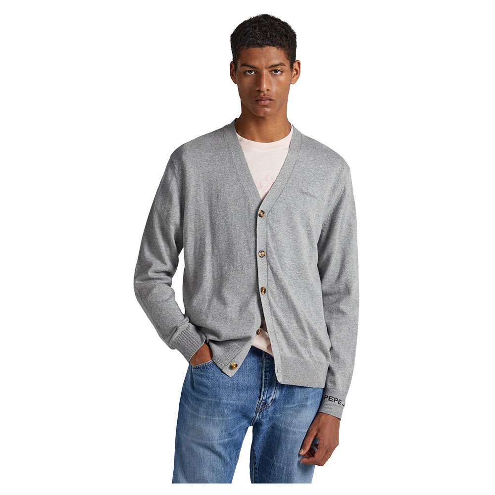 pepe jeans andre cardigan gris xl homme