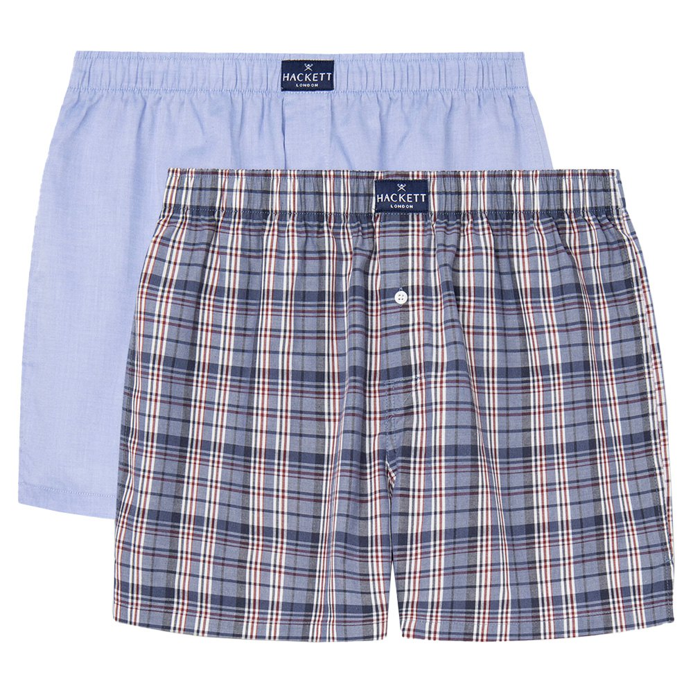hackett nathan boxer 2 pairs multicolore l homme