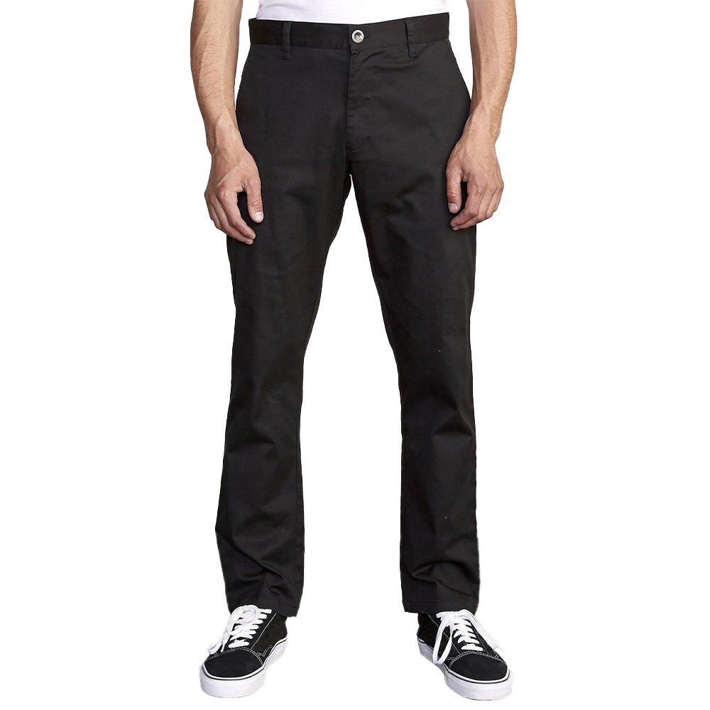rvca the weekend stretch pants noir 32 homme