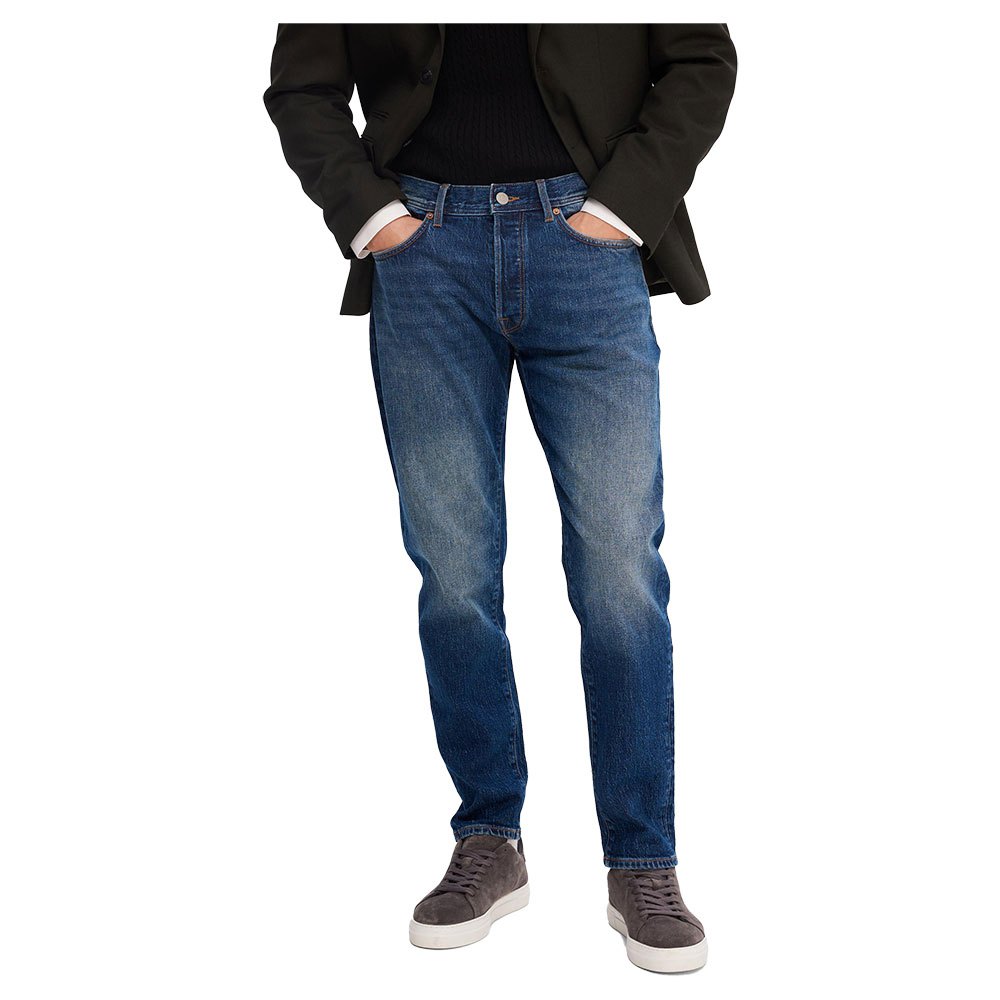 selected 172-slimtape jeans bleu 36 / 34 homme