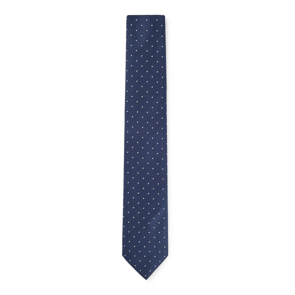 boss 10251210 7.5 cm tie bleu  homme