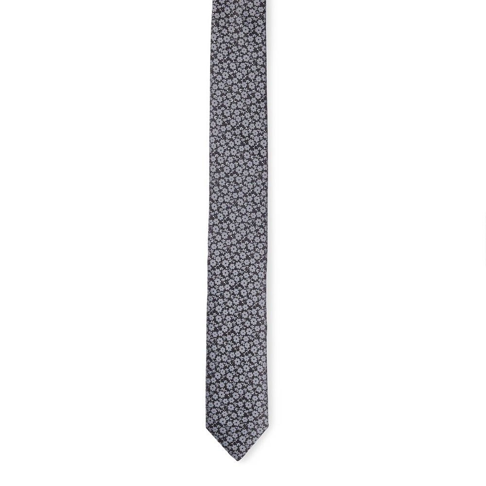 boss 10251316 6 cm tie noir,gris  homme