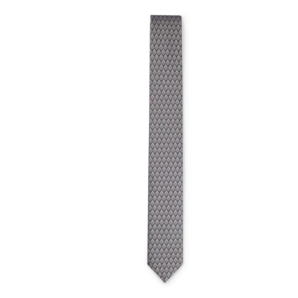 hugo 10251169 6 cm tie gris  homme