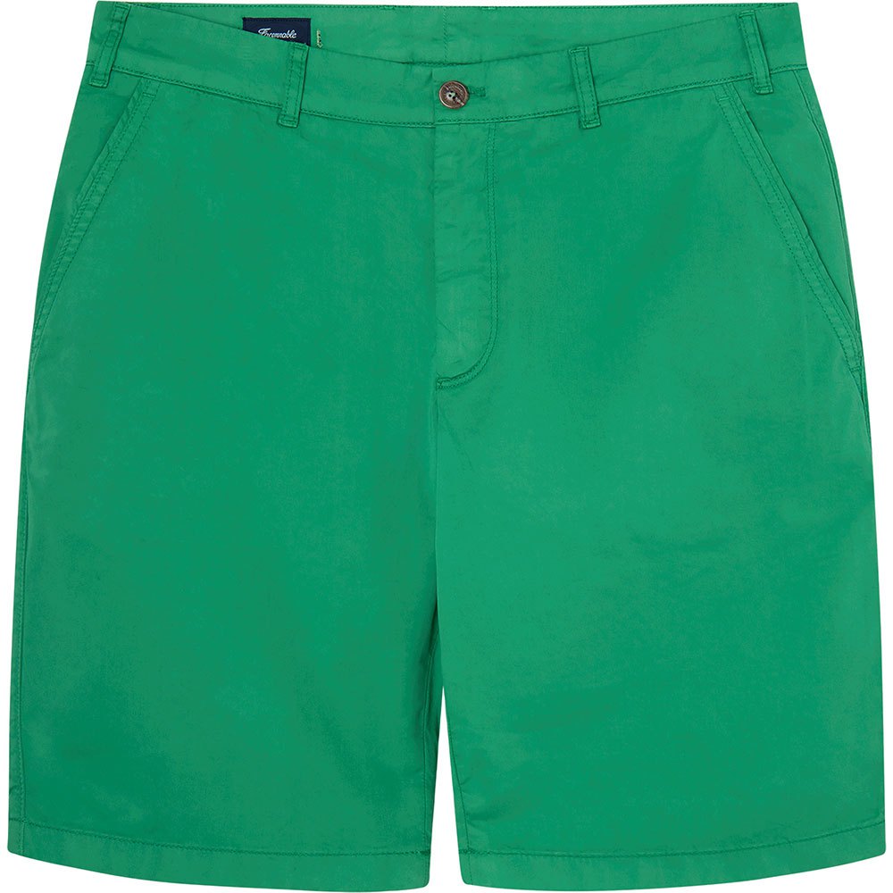 façonnable gd ctn stretch gab shorts vert 48 homme