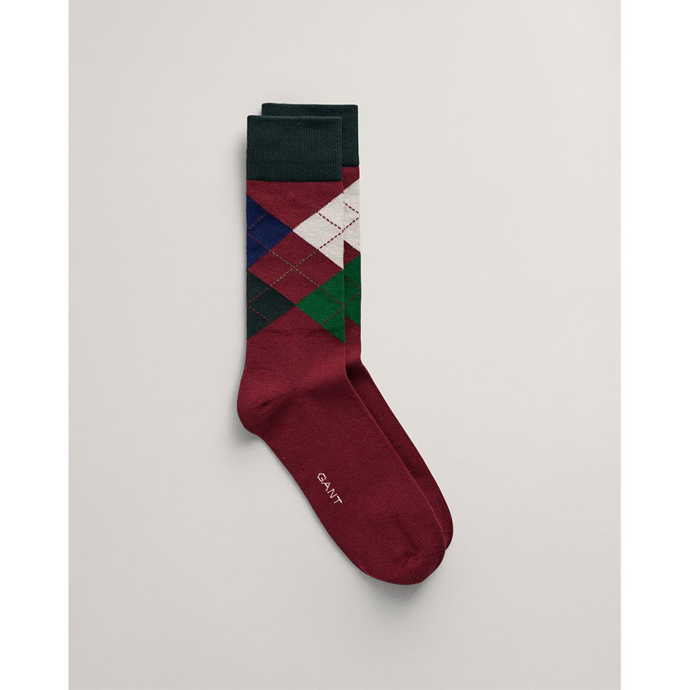 gant argyle socks rouge eu 40-42 homme