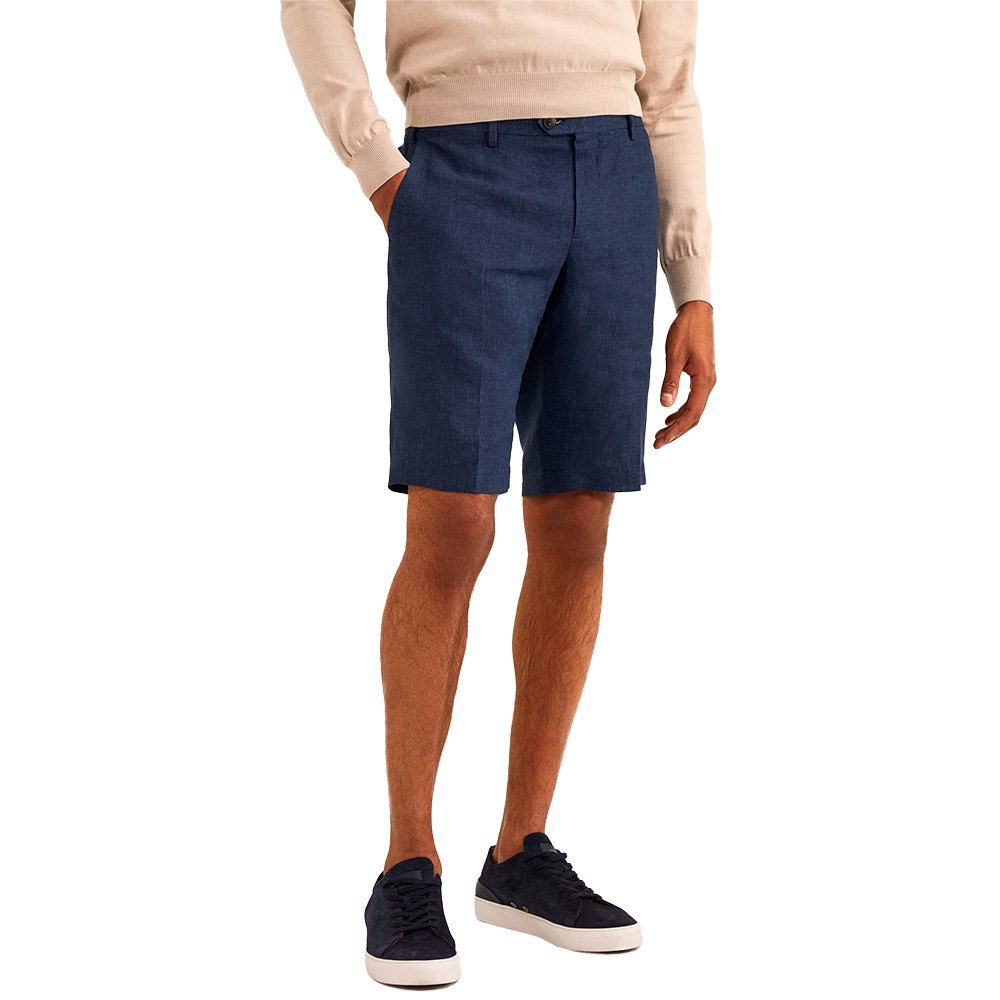 façonnable look lin shorts bleu 50 homme
