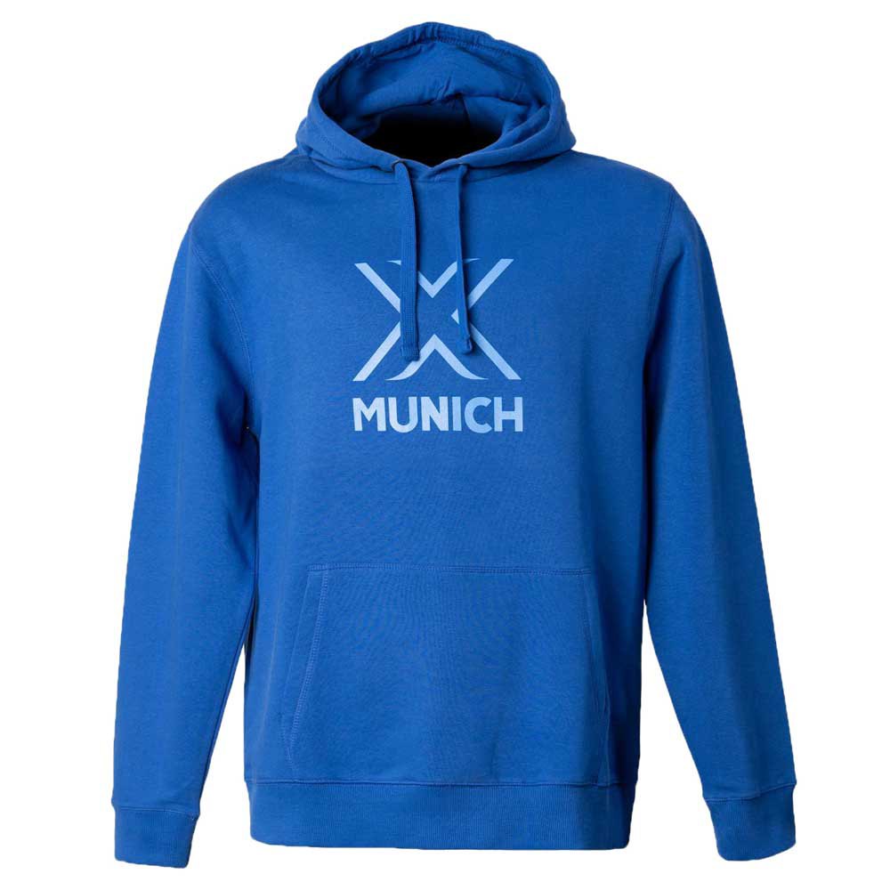 munich 2507147 hoodie bleu 2xl homme