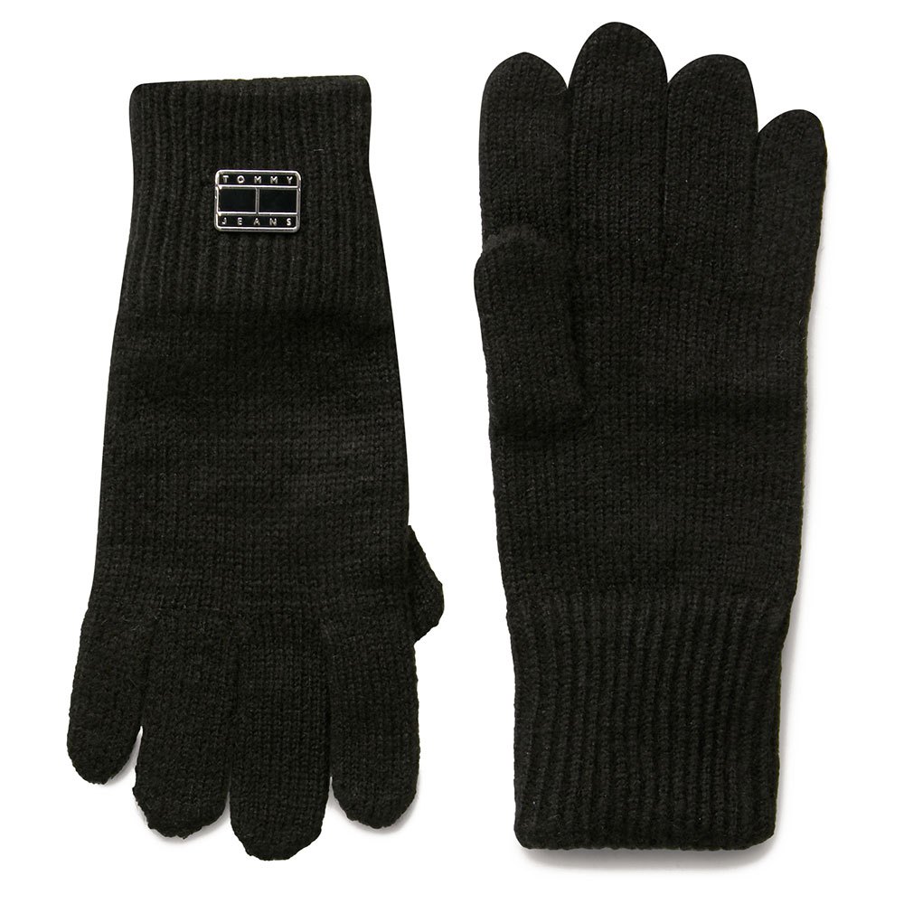 tommy hilfiger cosy gloves noir s-m homme