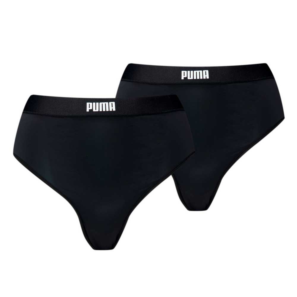 puma high waist hang panties 2 units noir l femme