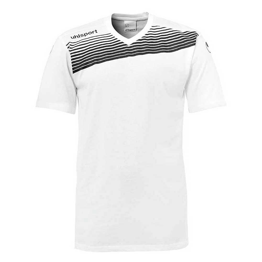 uhlsport liga 2.0 training short sleeve t-shirt blanc,noir 128 cm garçon