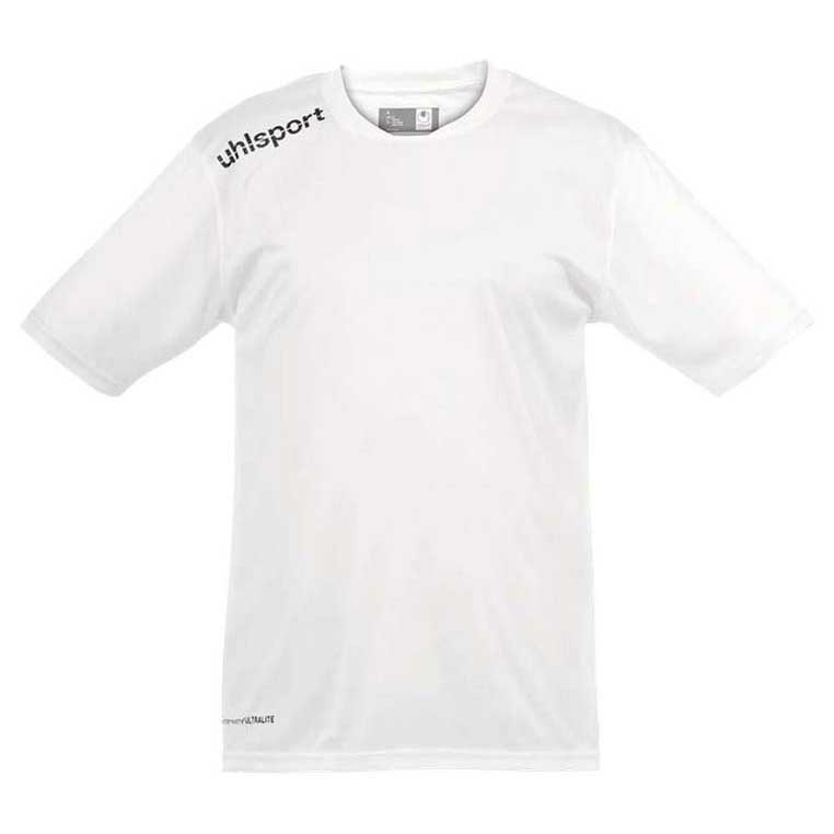 uhlsport essential polyester training short sleeve t-shirt blanc 2xs-xs homme