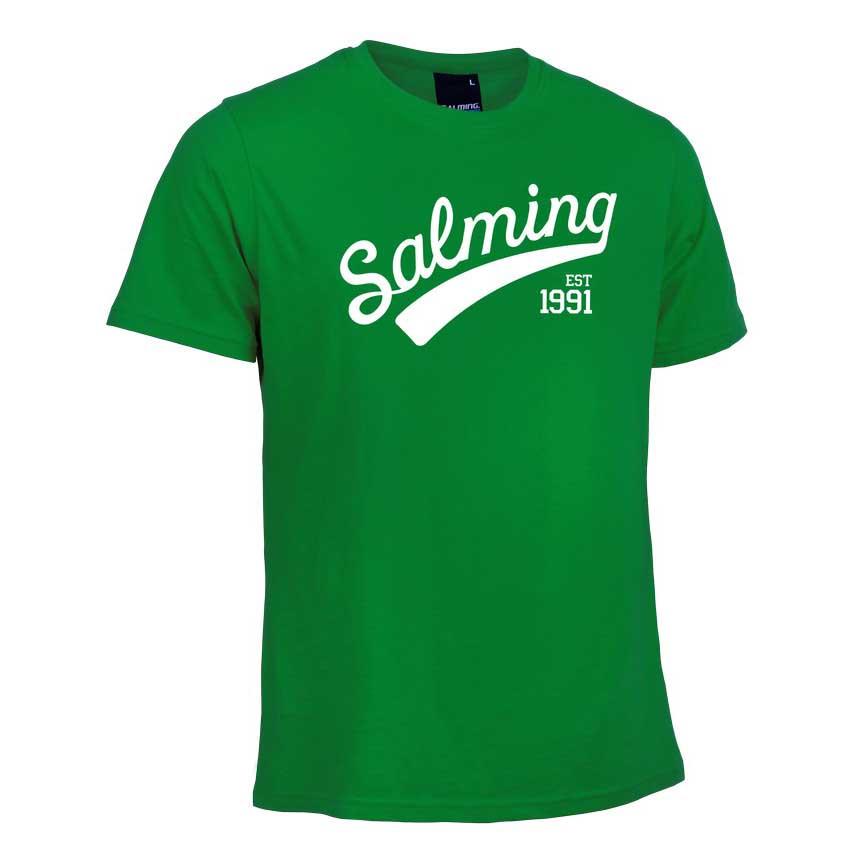 salming logo short sleeve t-shirt vert 12 years garçon
