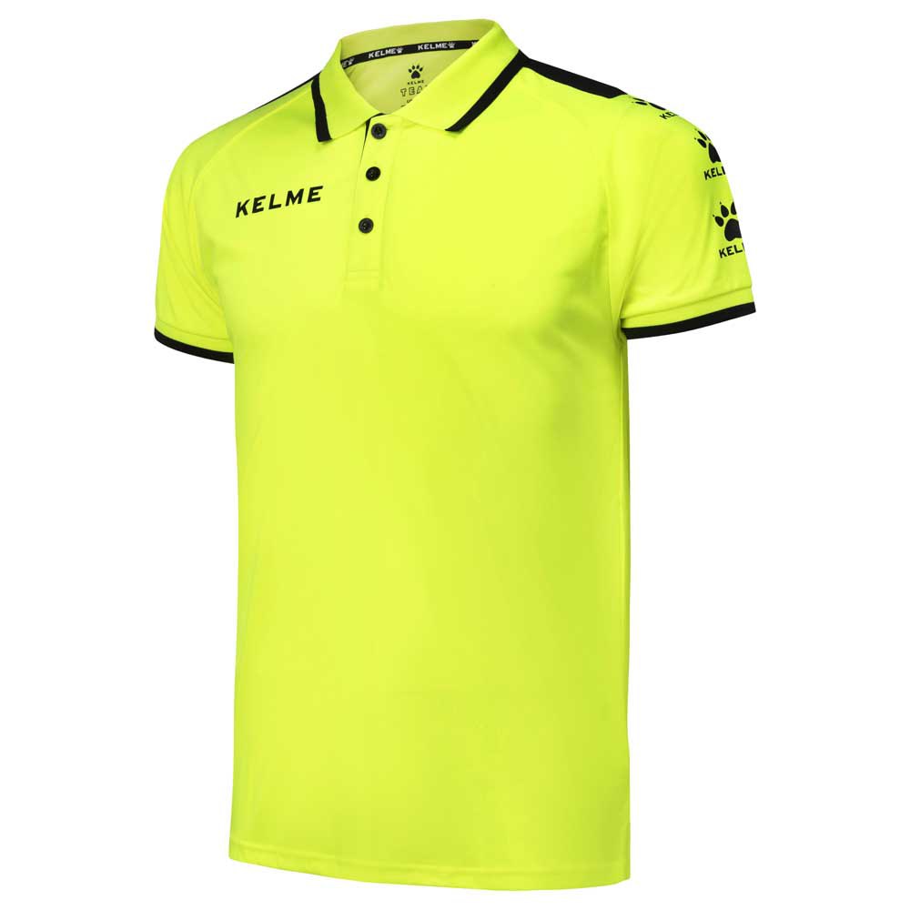 kelme lince short sleeve polo shirt vert 120 cm garçon