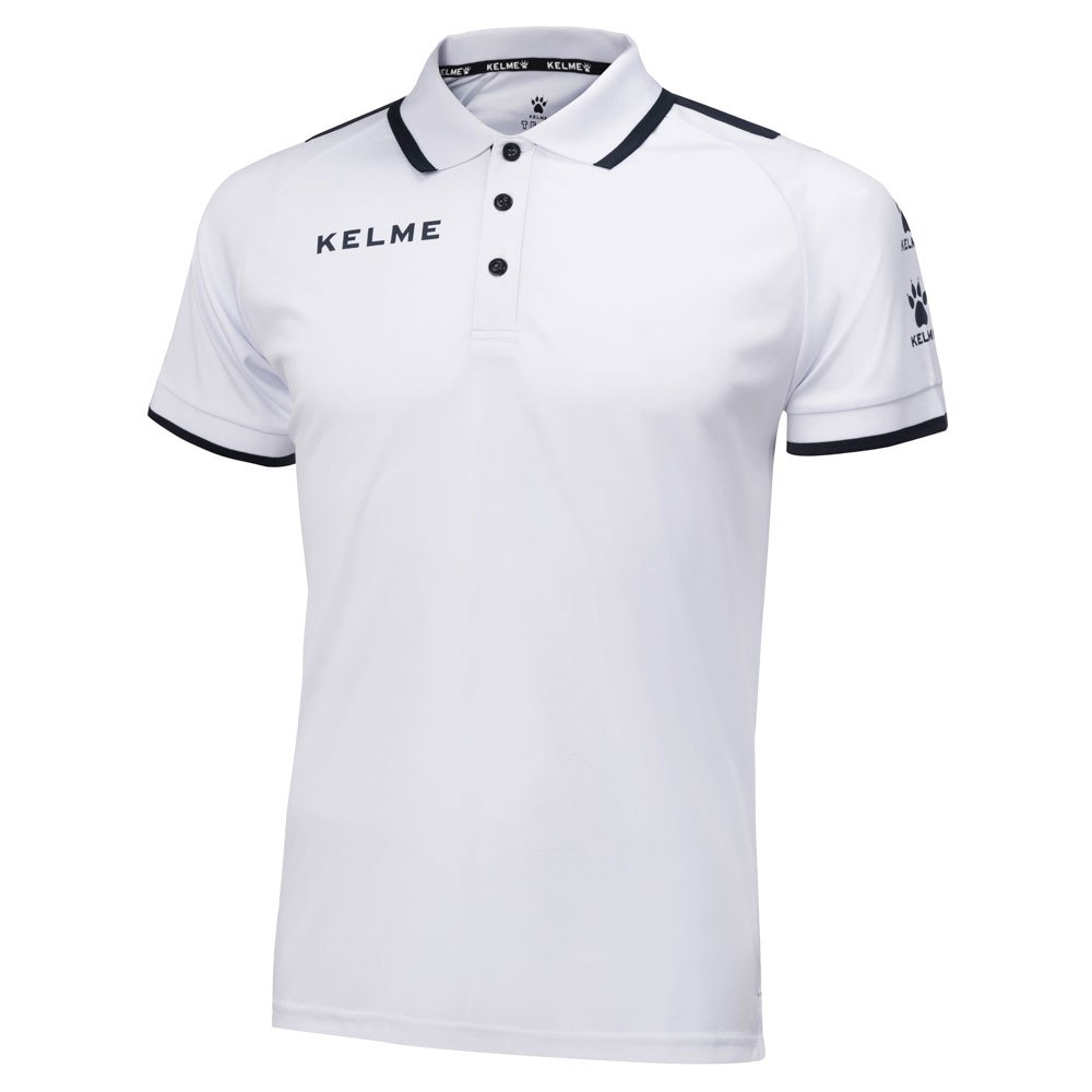kelme lince short sleeve polo shirt blanc xs homme