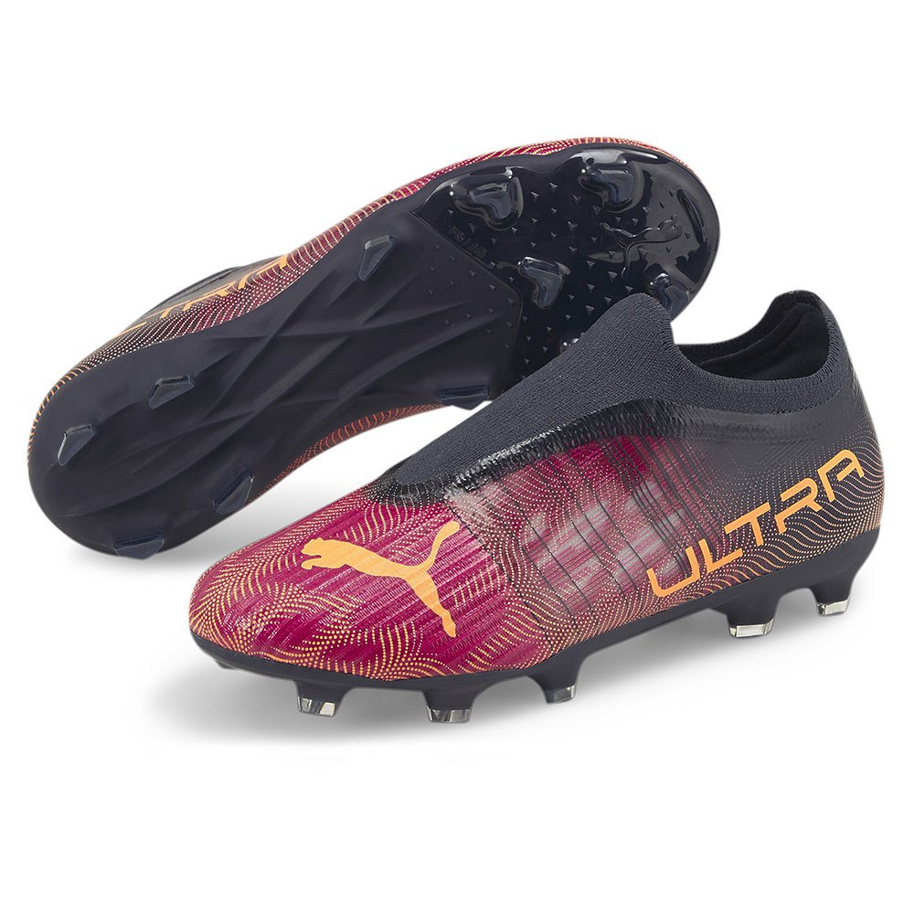 puma ultra 3.4 fg/ag football boots noir,violet eu 37 1/2