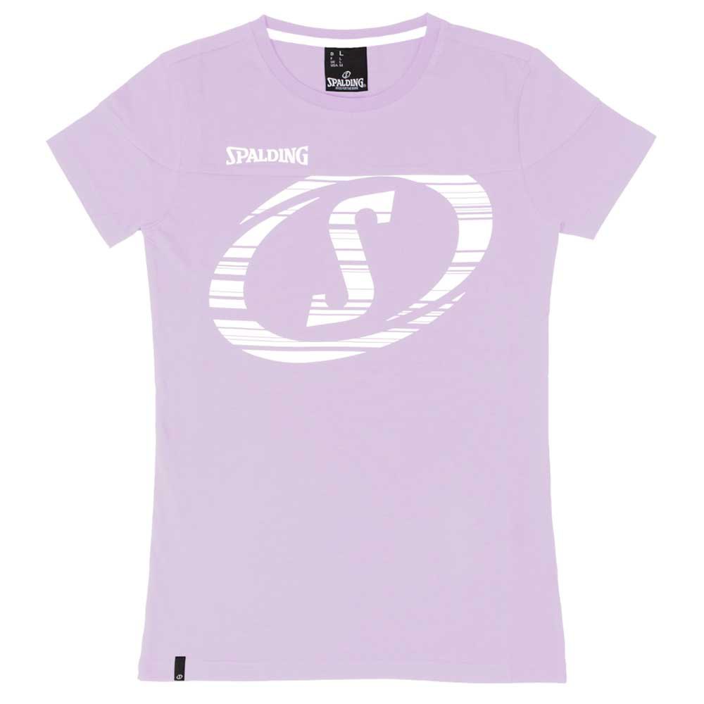 spalding fast short sleeve t-shirt violet 3xl femme