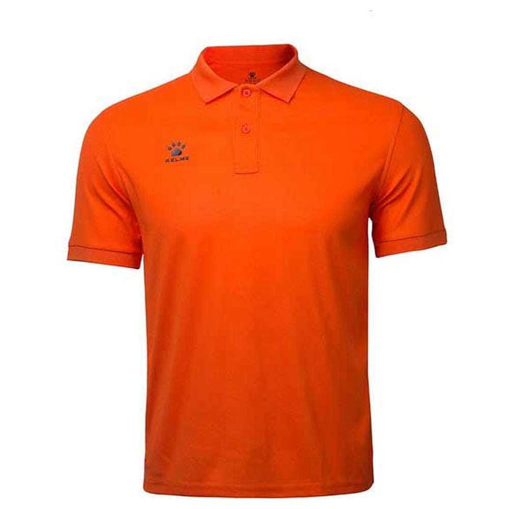 kelme short sleeve polo orange 3xl homme