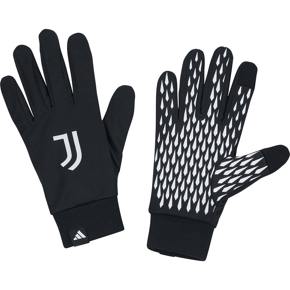 adidas juventus 23/24 fieldplayer gloves noir s homme