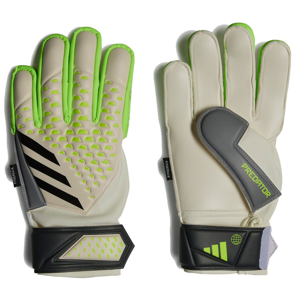 adidas predator match fingersave goalkeeper gloves jaune 4.5