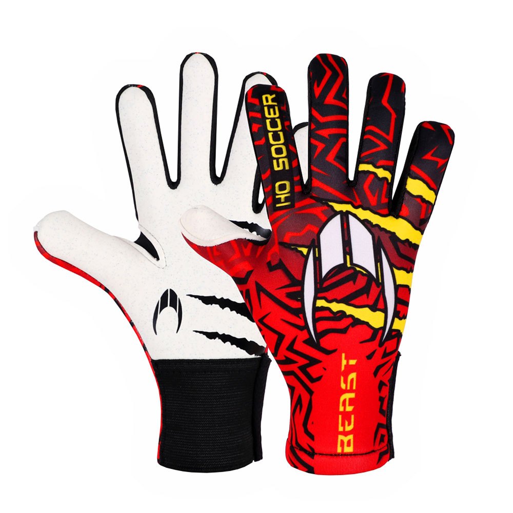 ho soccer beast goalkeeper gloves rouge 5