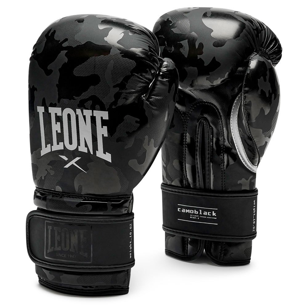 leone1947 camoblack boxing gloves noir 16 oz