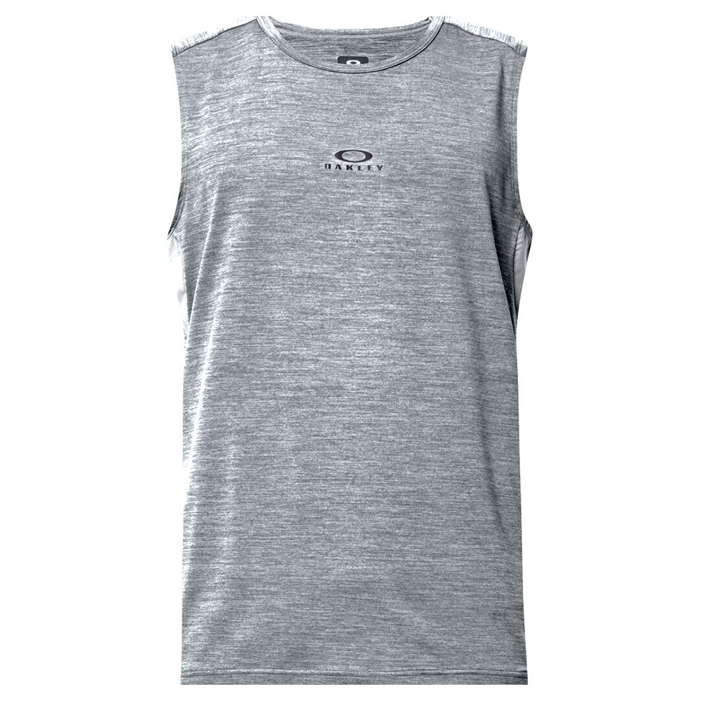 oakley apparel o fit rc sleeveless t-shirt gris m homme