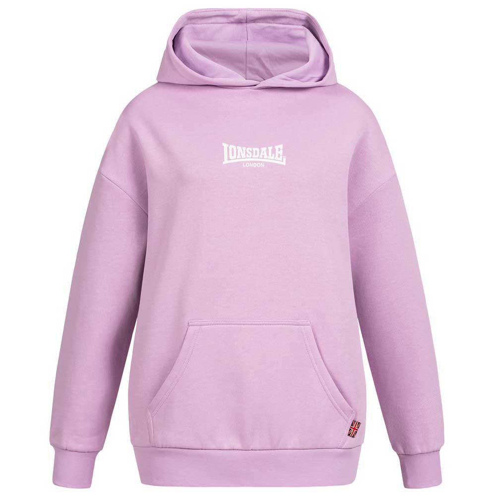 lonsdale kilmote hoodie violet s femme